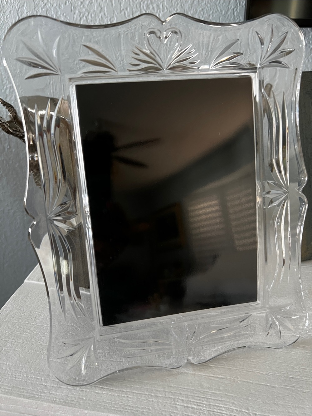 Waterford Clear Cut Crystal Picture Frame the Wedding Collection